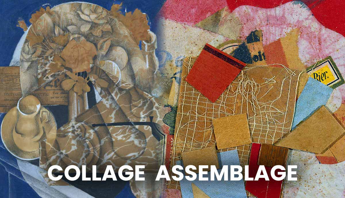 art collage assemblage modern art