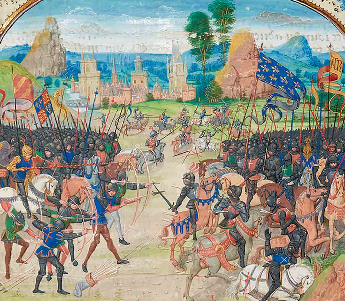 battle poitiers english longbow