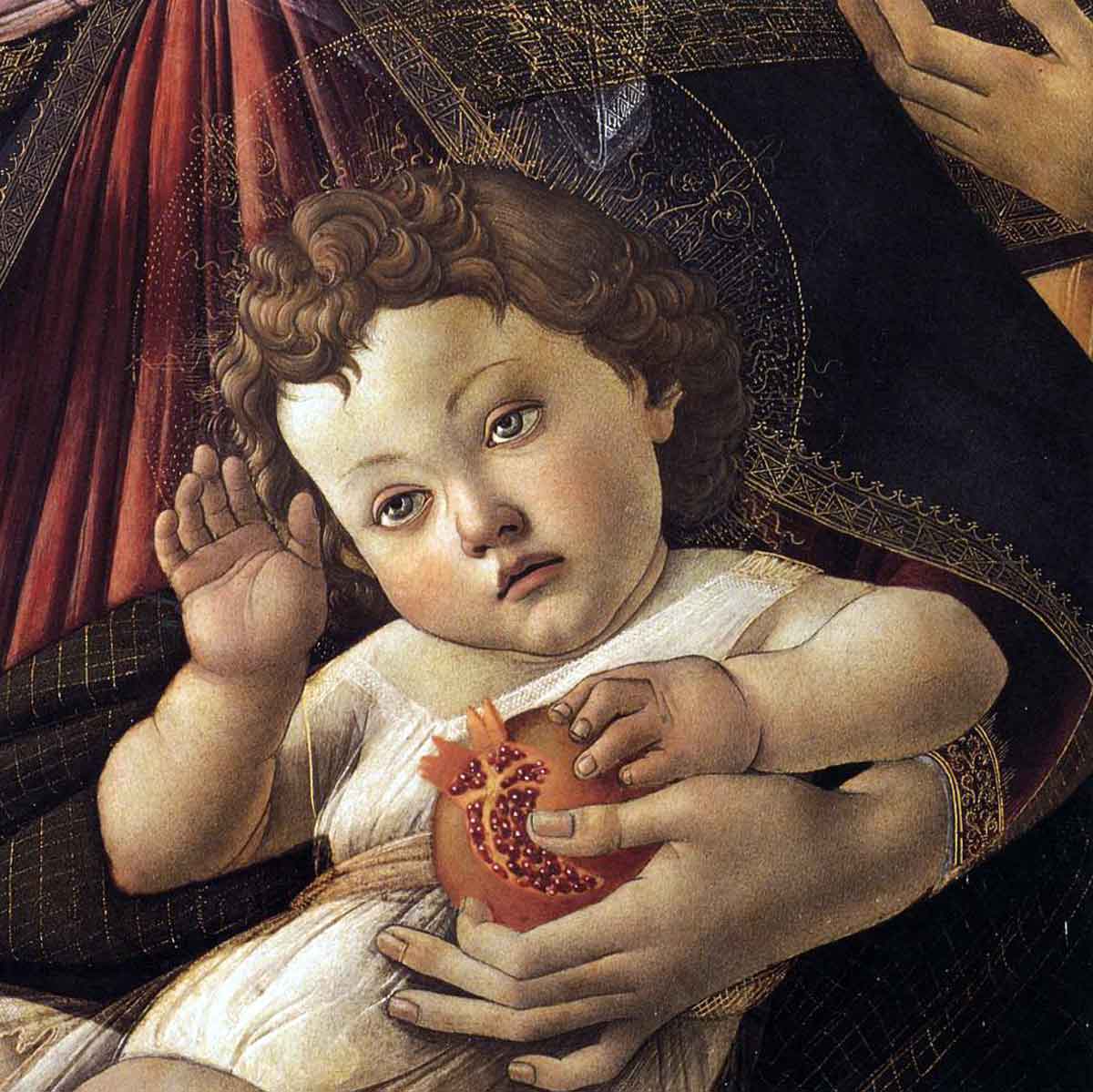 botticelli madonna the pomegranate