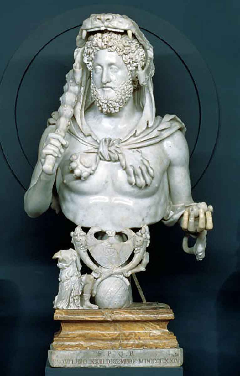 bust commodus hercules