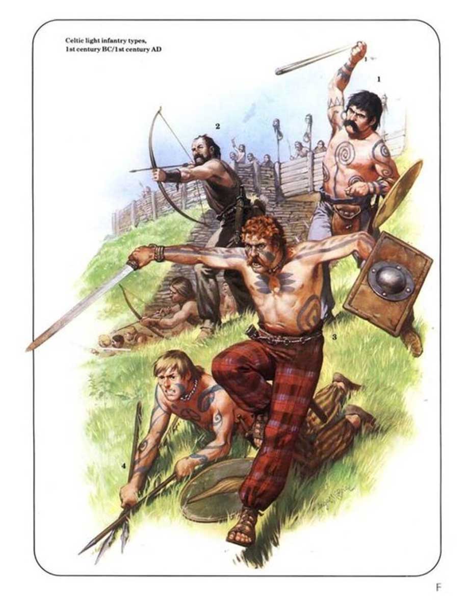 celtic light infantry 1st century