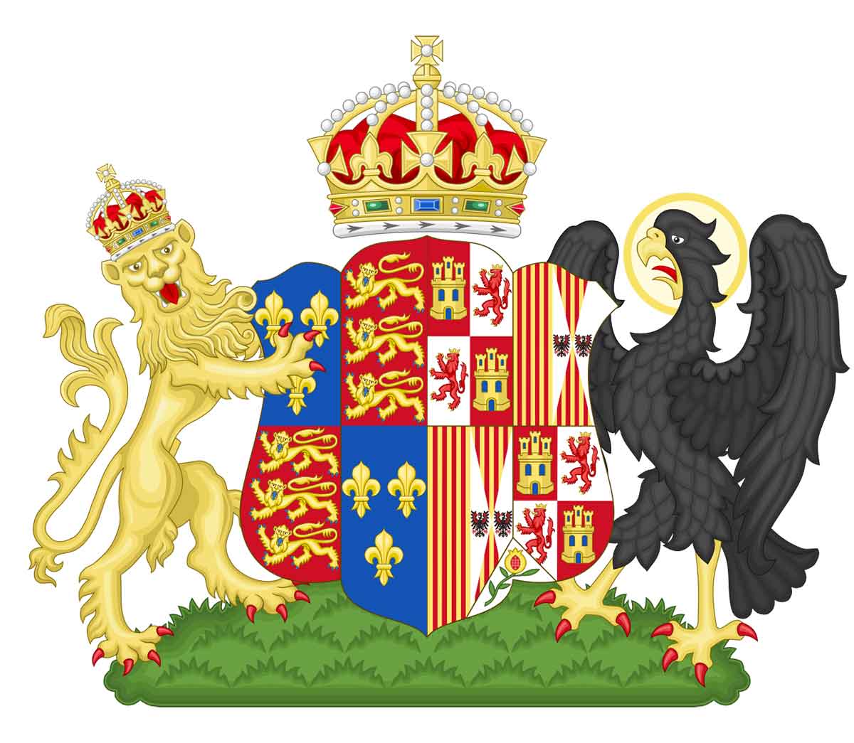 coat of arms catherine of aragon