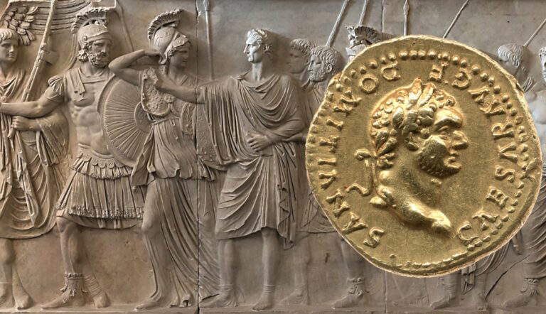 domitian coin cancelleria relief