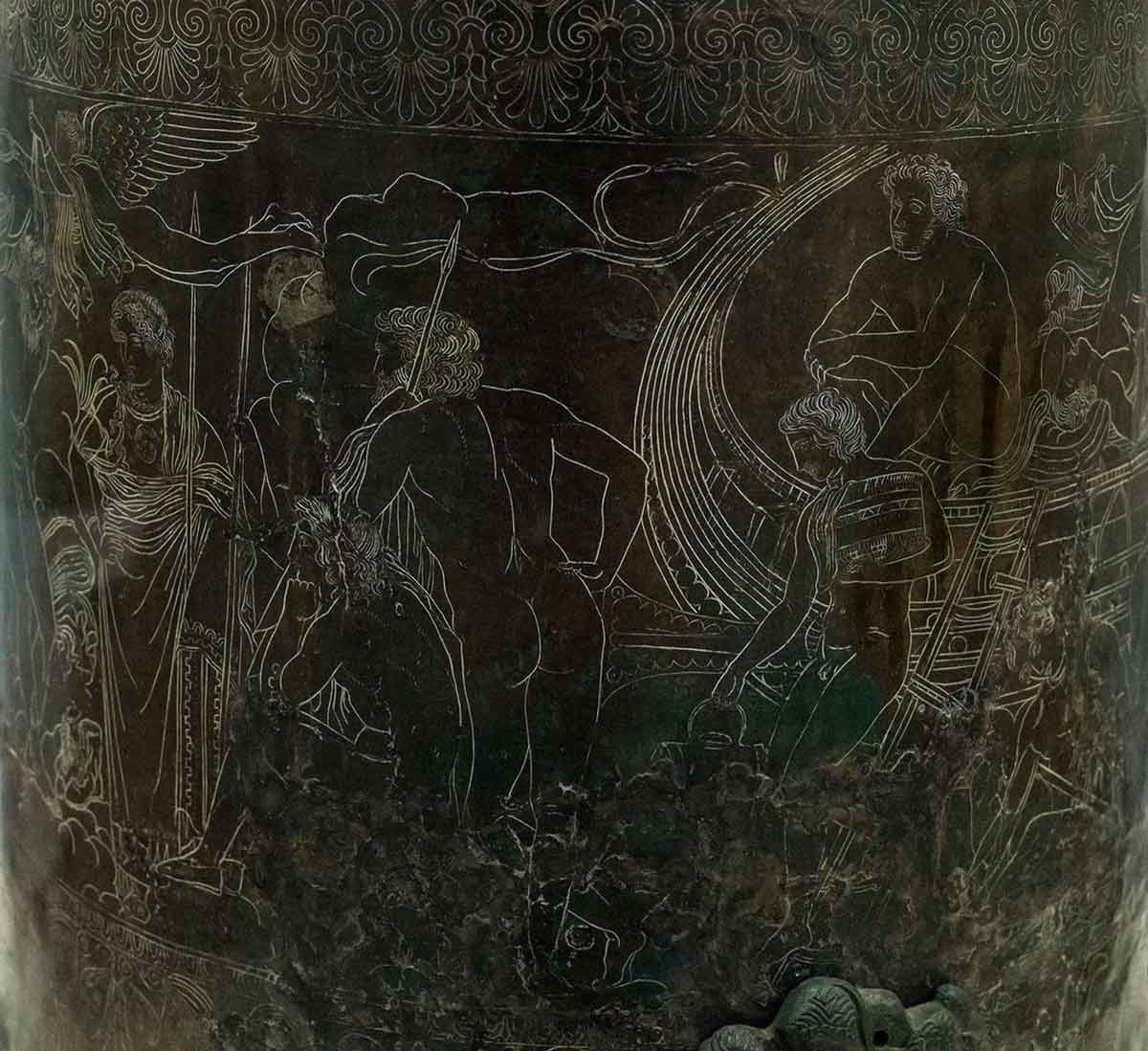 early etruscan engraving