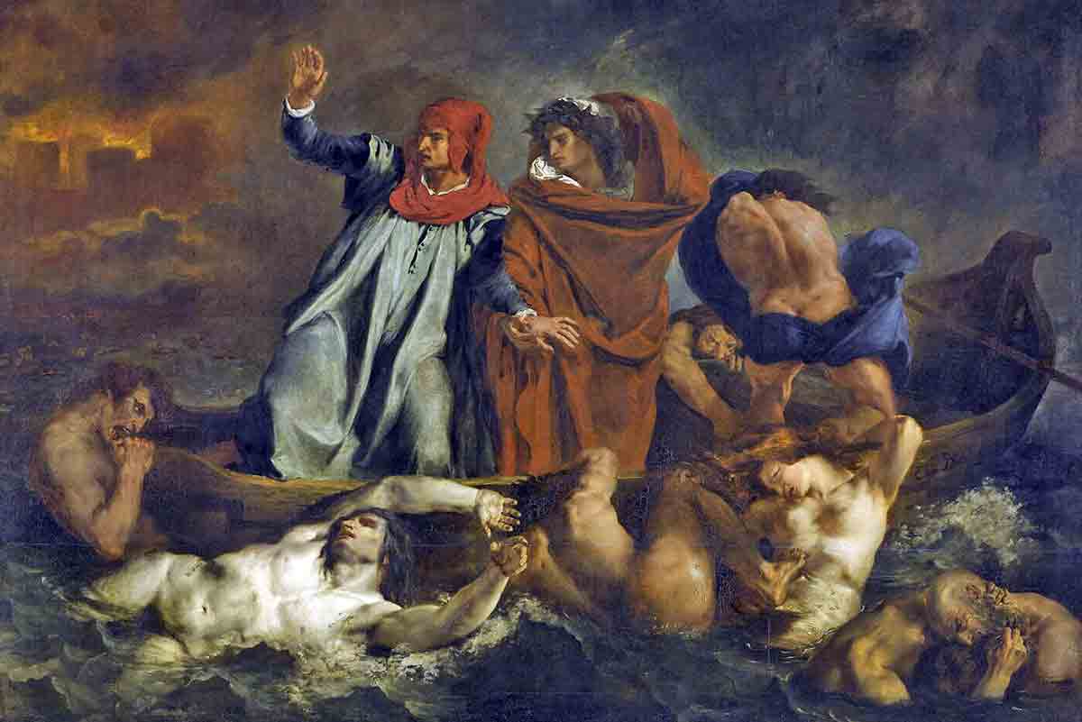 eugène delacroix barque of dante painting
