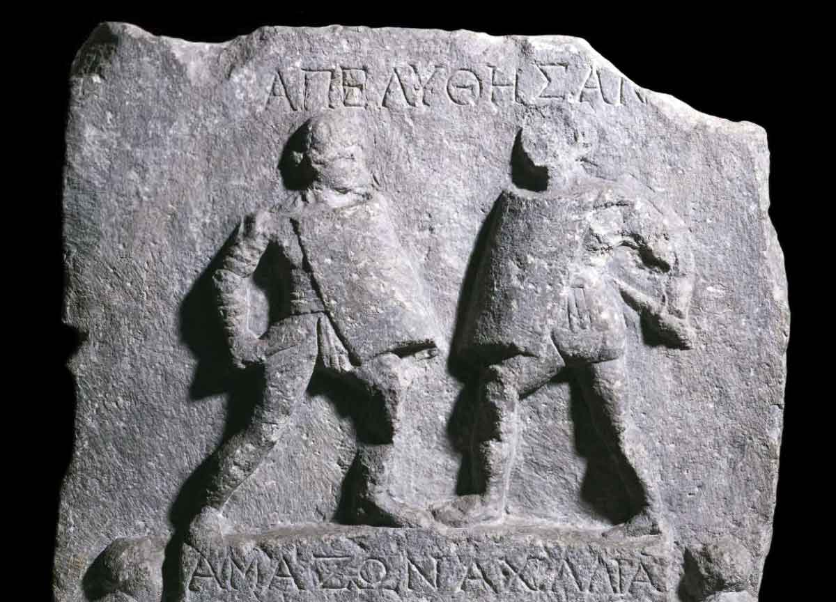 gladiators relief british museum
