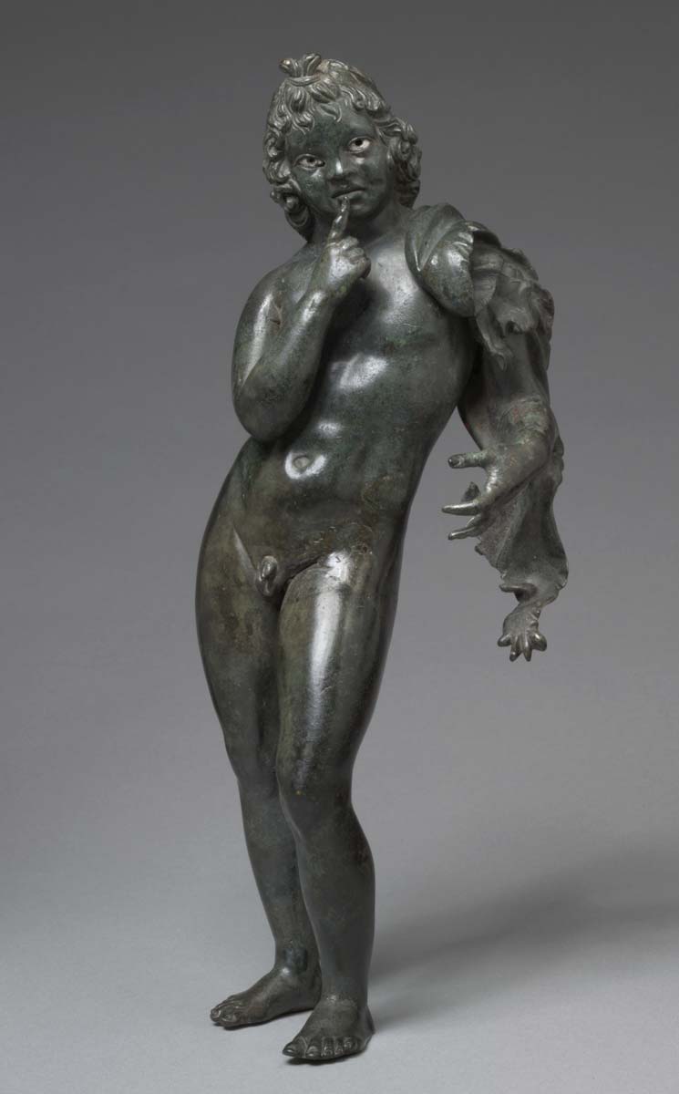 greco roman statuette harpocrates
