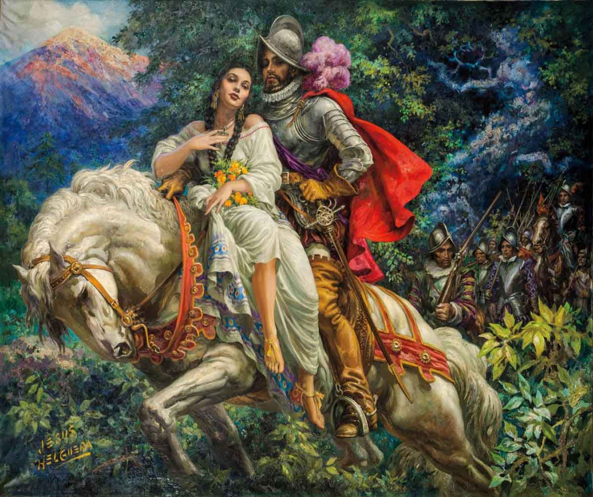 helguera painting malinche