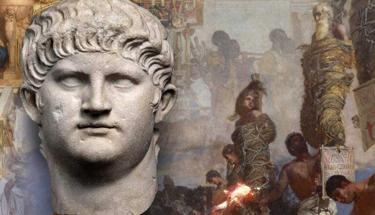 how emperor nero treat christians