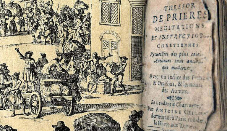 huguenots fleeing rouchelle french bible