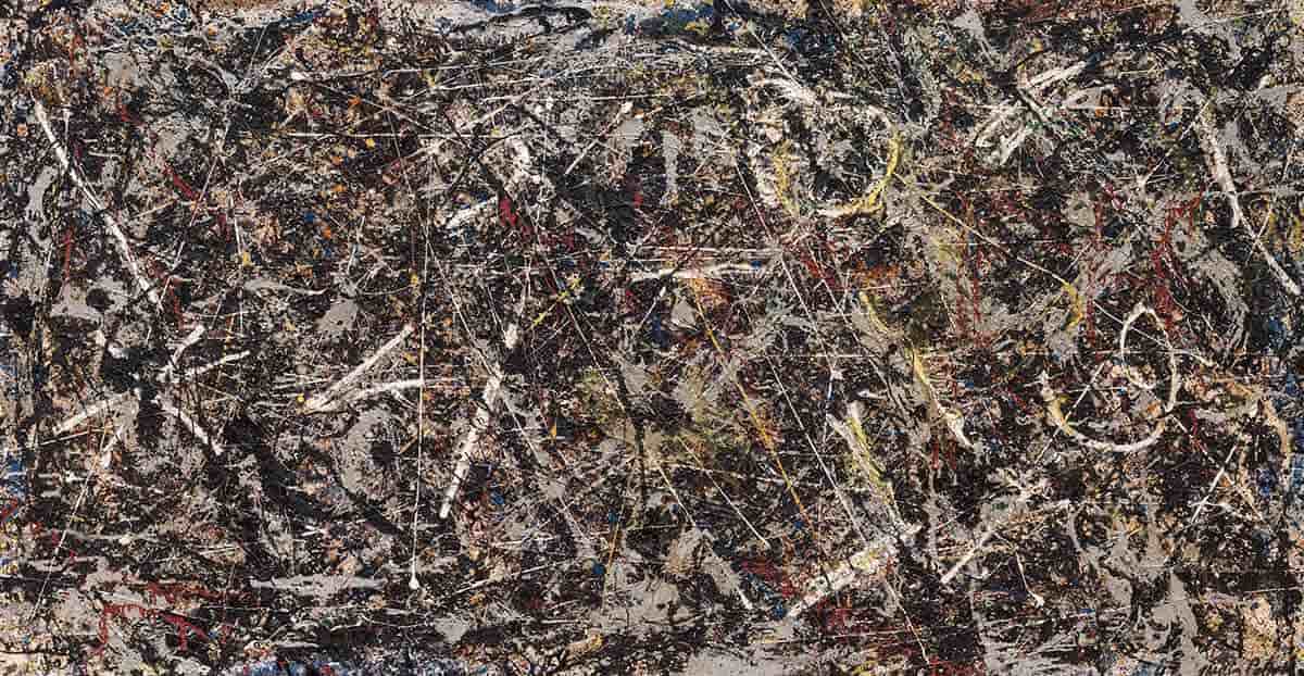 impasto pollock alchemy painting