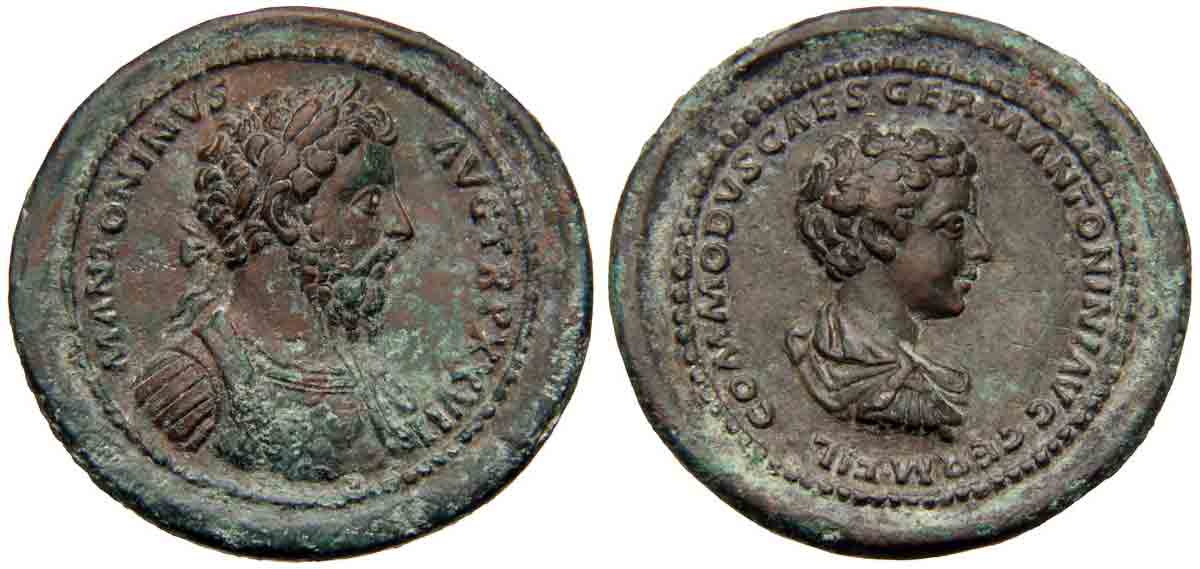 Joint commodus Coinage
