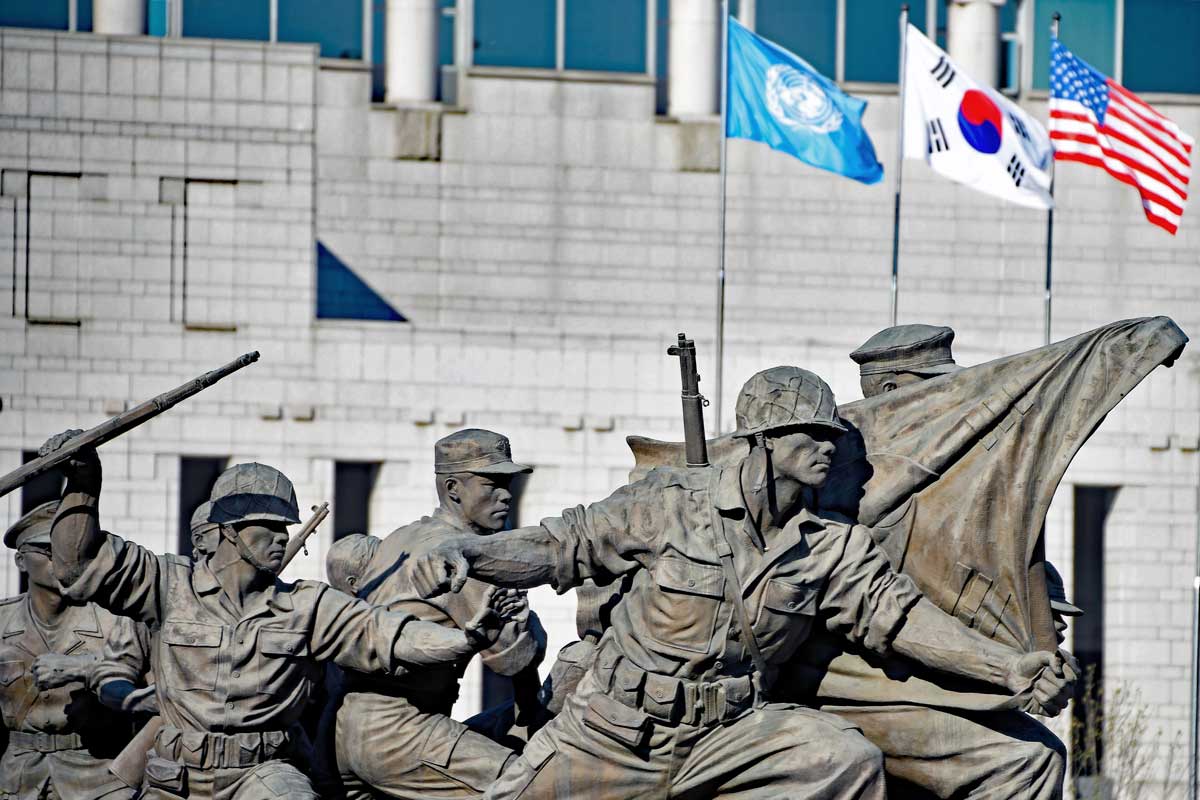 korean war statue