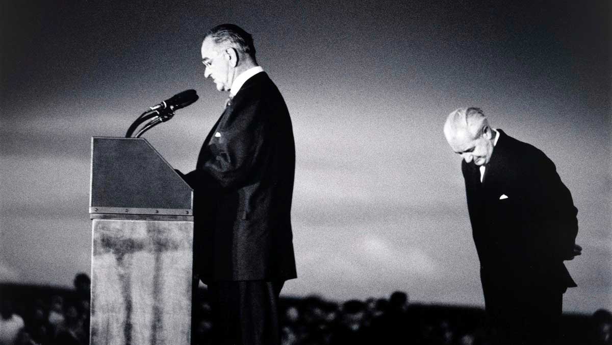 lyndon johnson harold holt