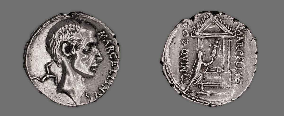 marcellus marcus claudius coin