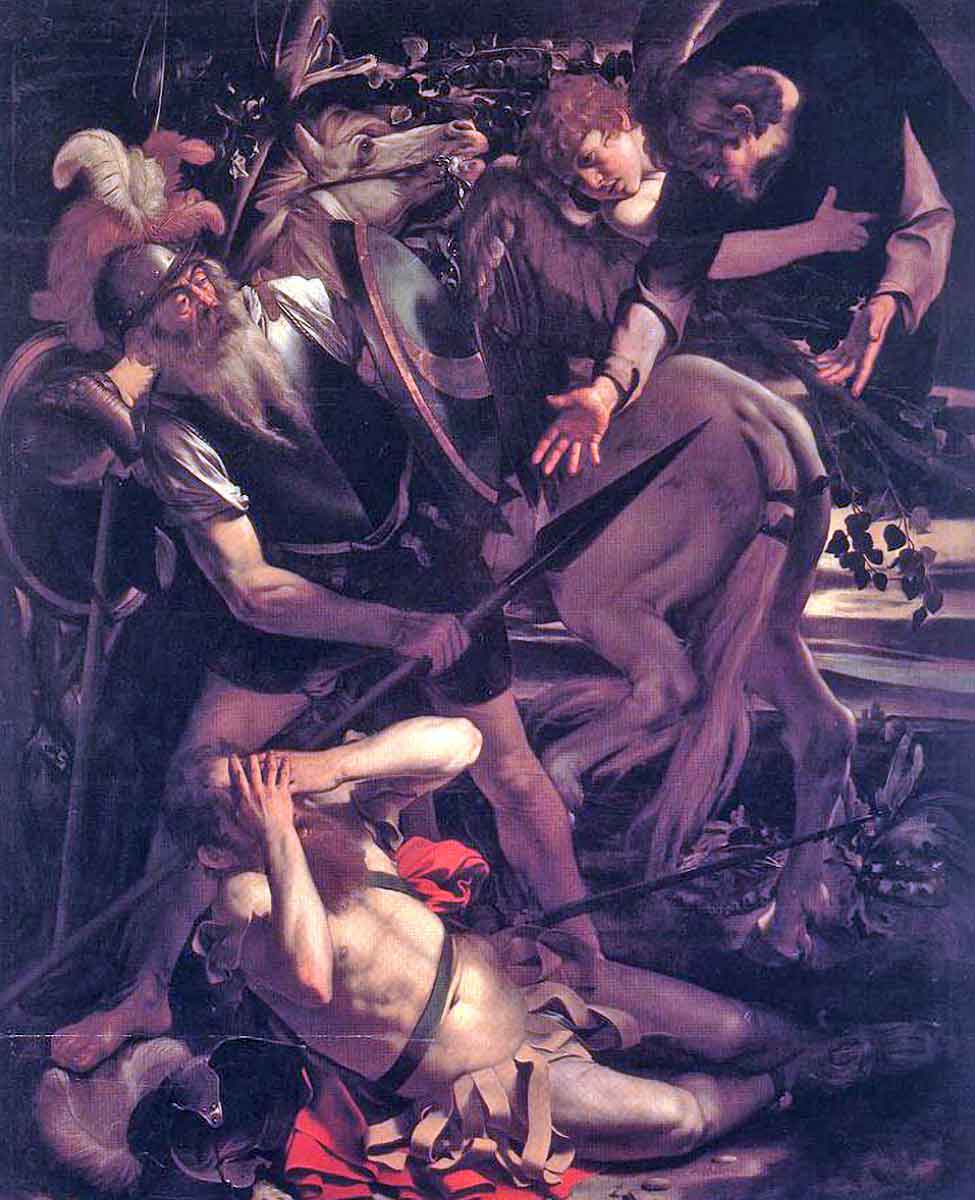 michelangelo conversion of st paul painting