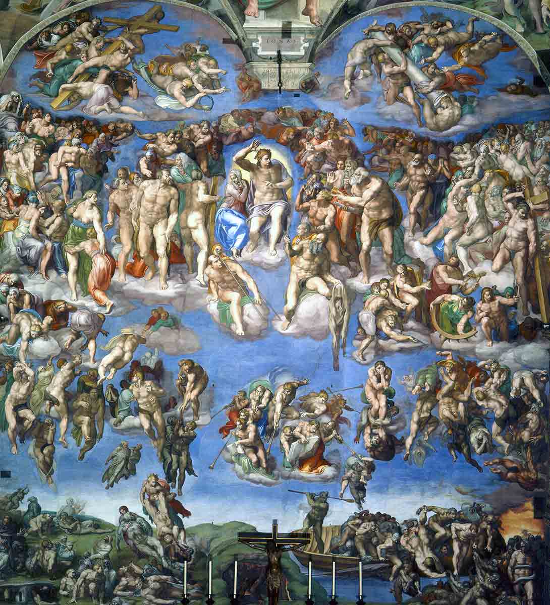 michelangelo last judgement painting