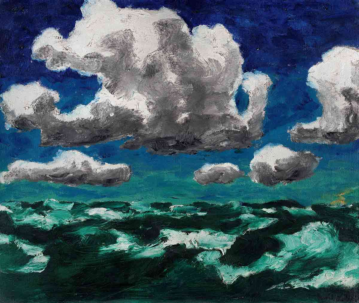 nolde clouds painting
