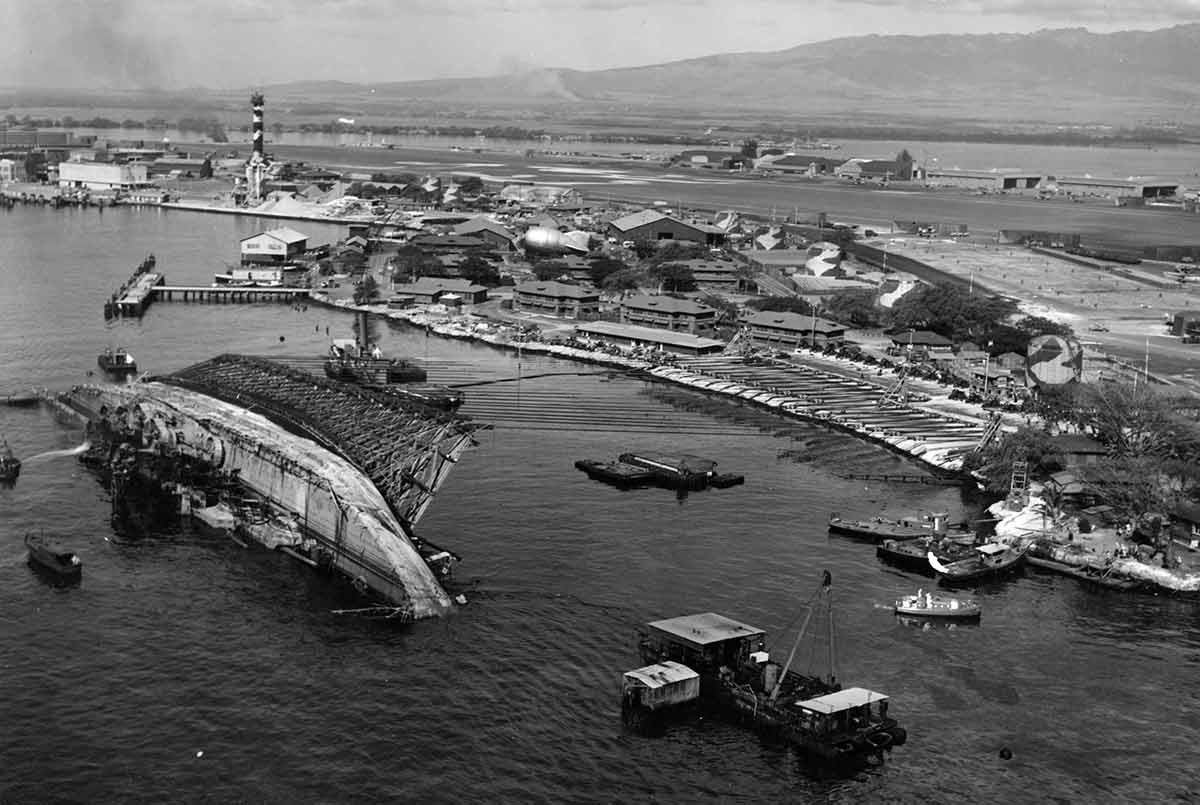 pearl harbor oklahoma salvage
