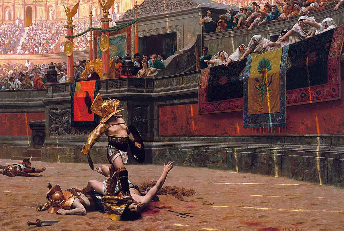 Pollice Verso Painting