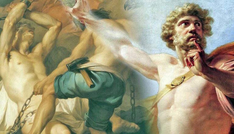 prometheus titan created humanity