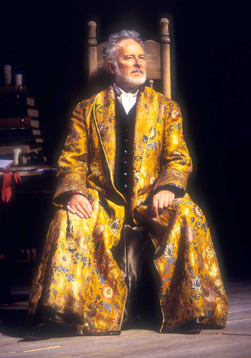 prospero tempest magic magician yellow coat shakespeare