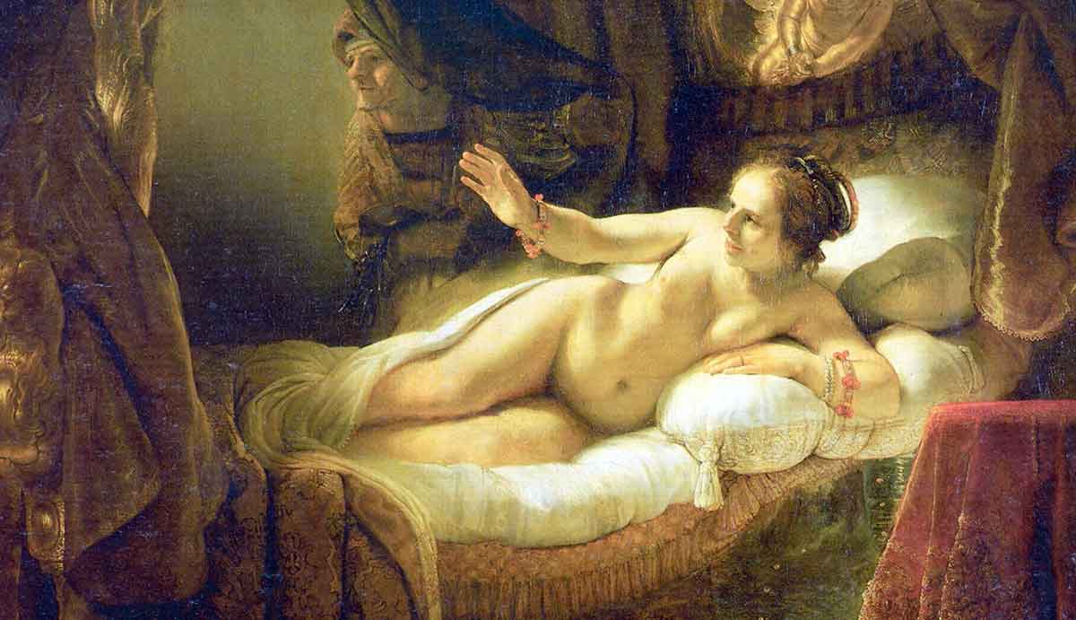 rembrandt danae painting