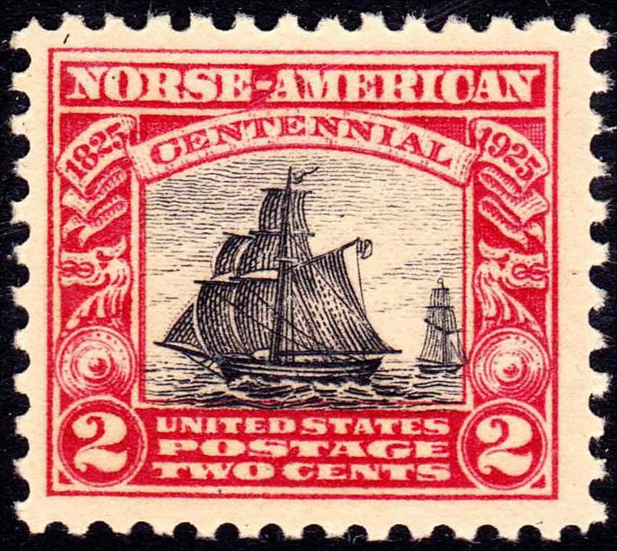 restauration ship us postal stamp 1925