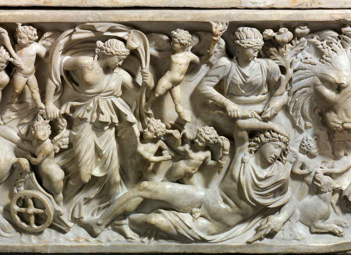 selene endymion relief sarcophagus