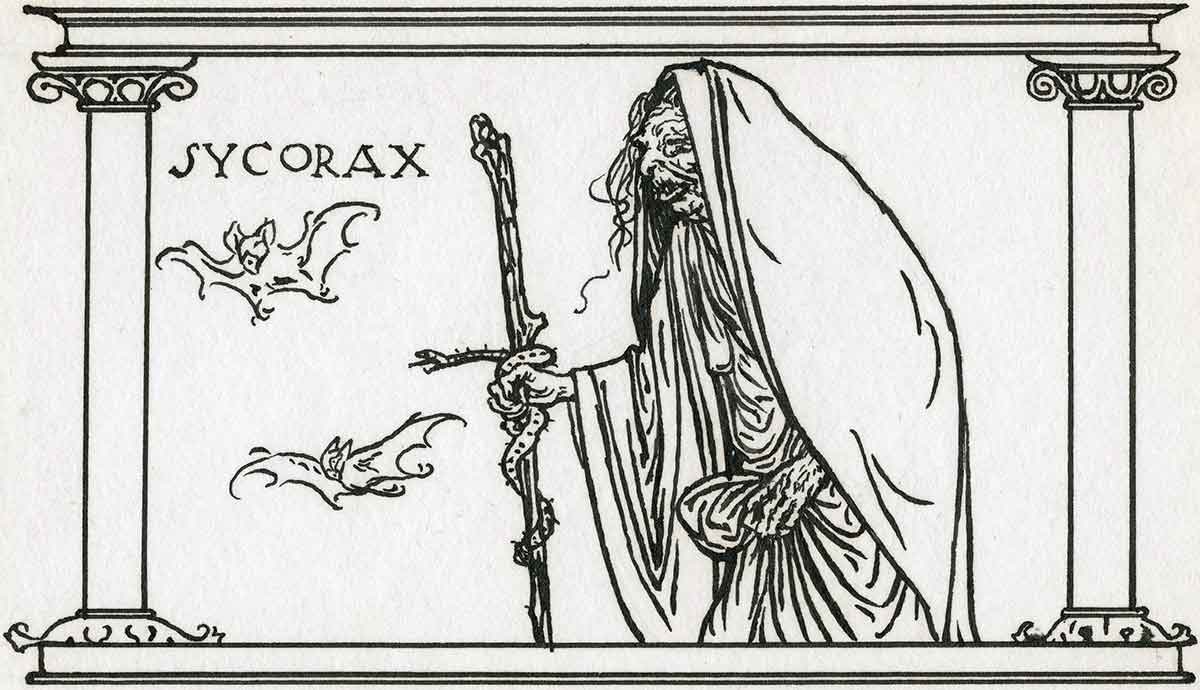 sycorax robert bell witch tempest bat old