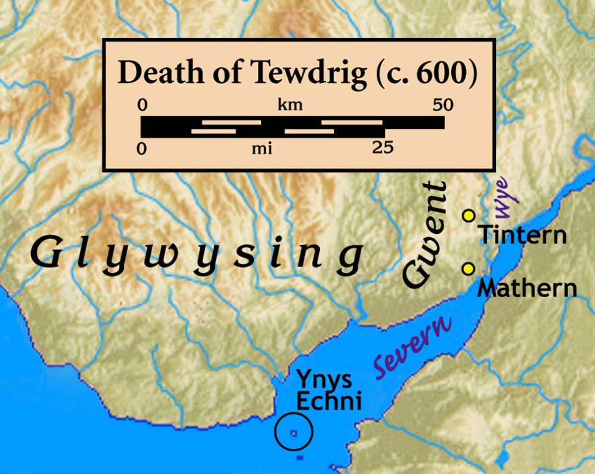 tewdrig kingdom death date