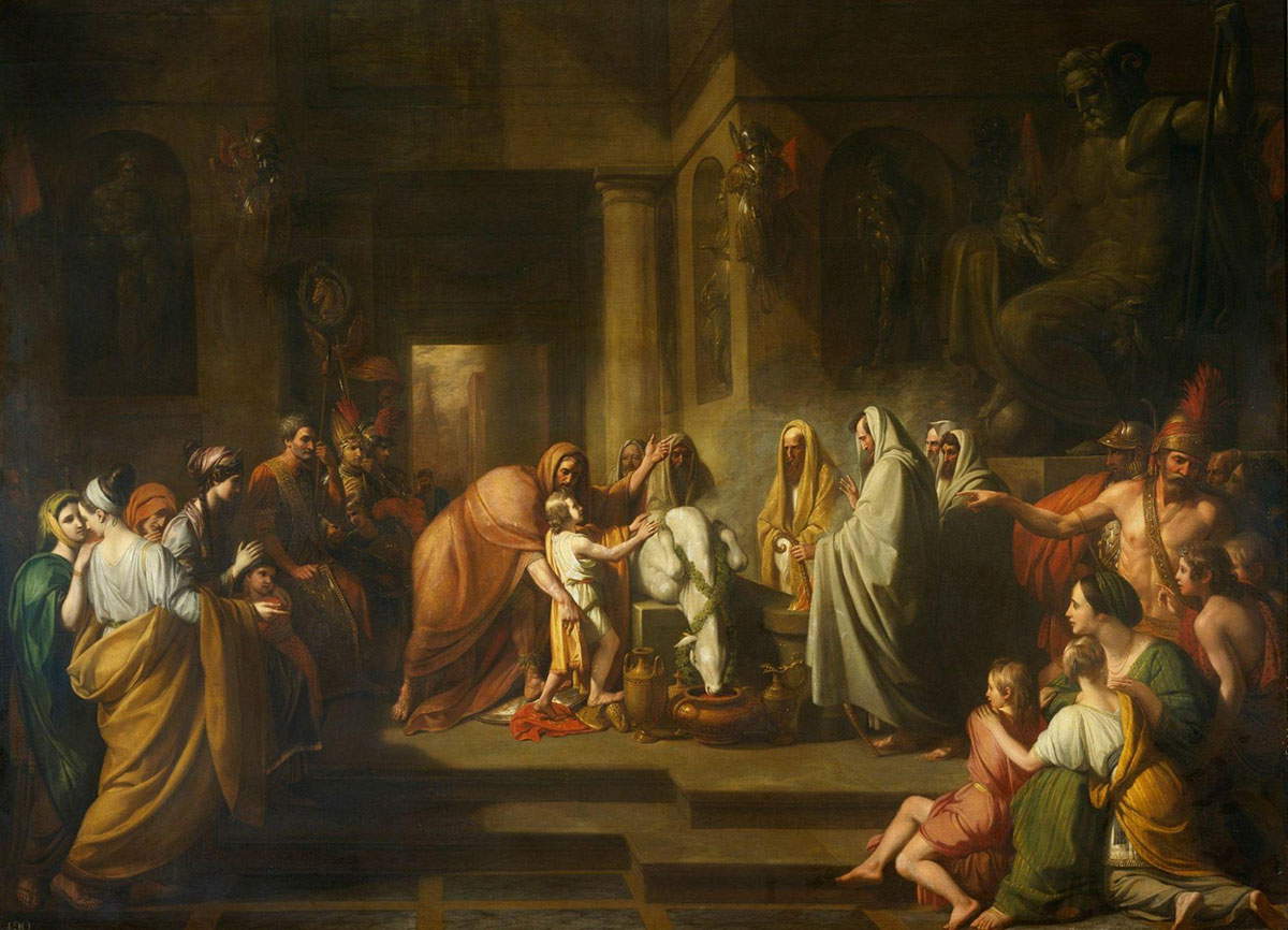 the oath of hannibal by benjamin west