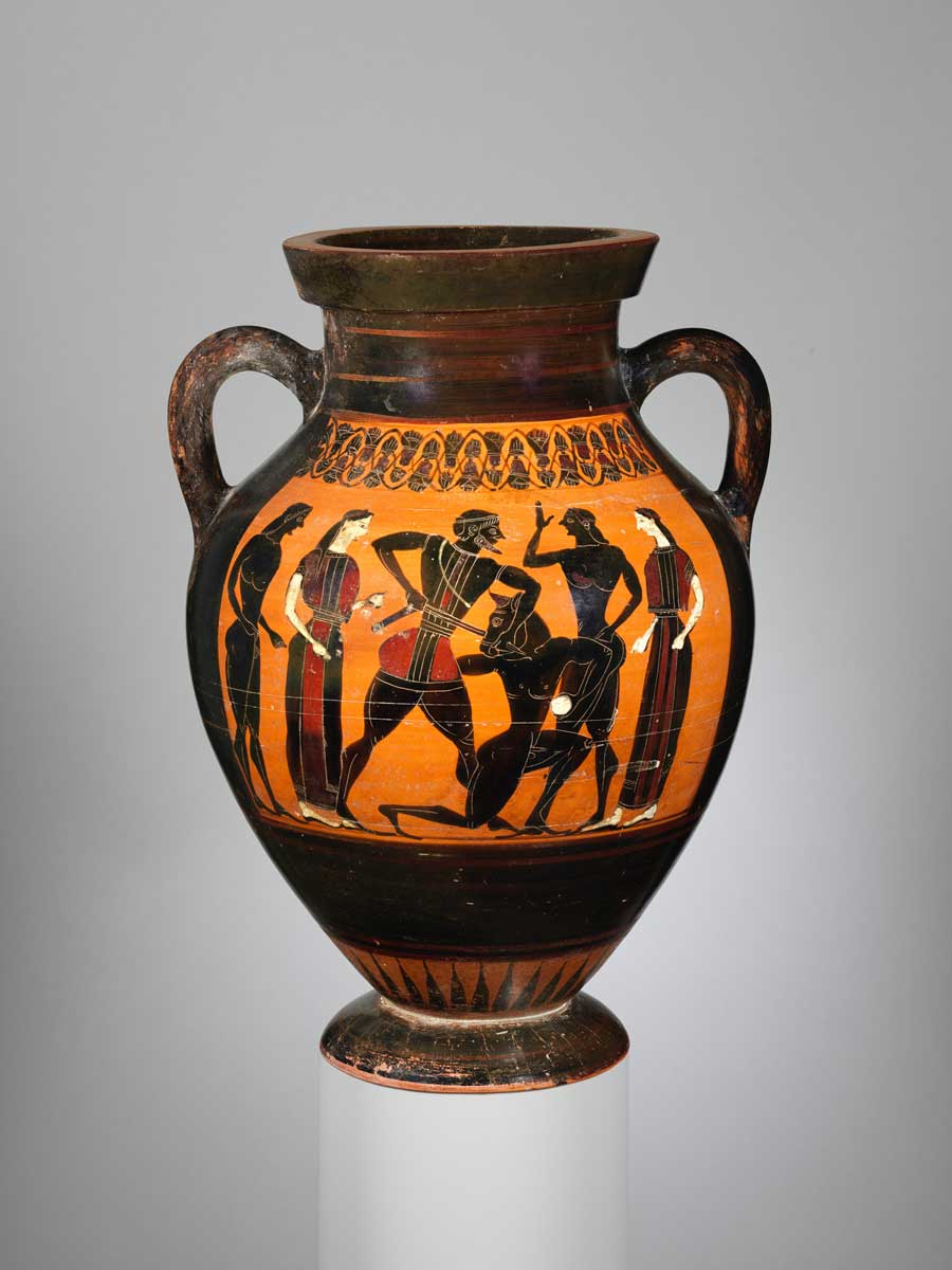 theseus slaying minotaur painting