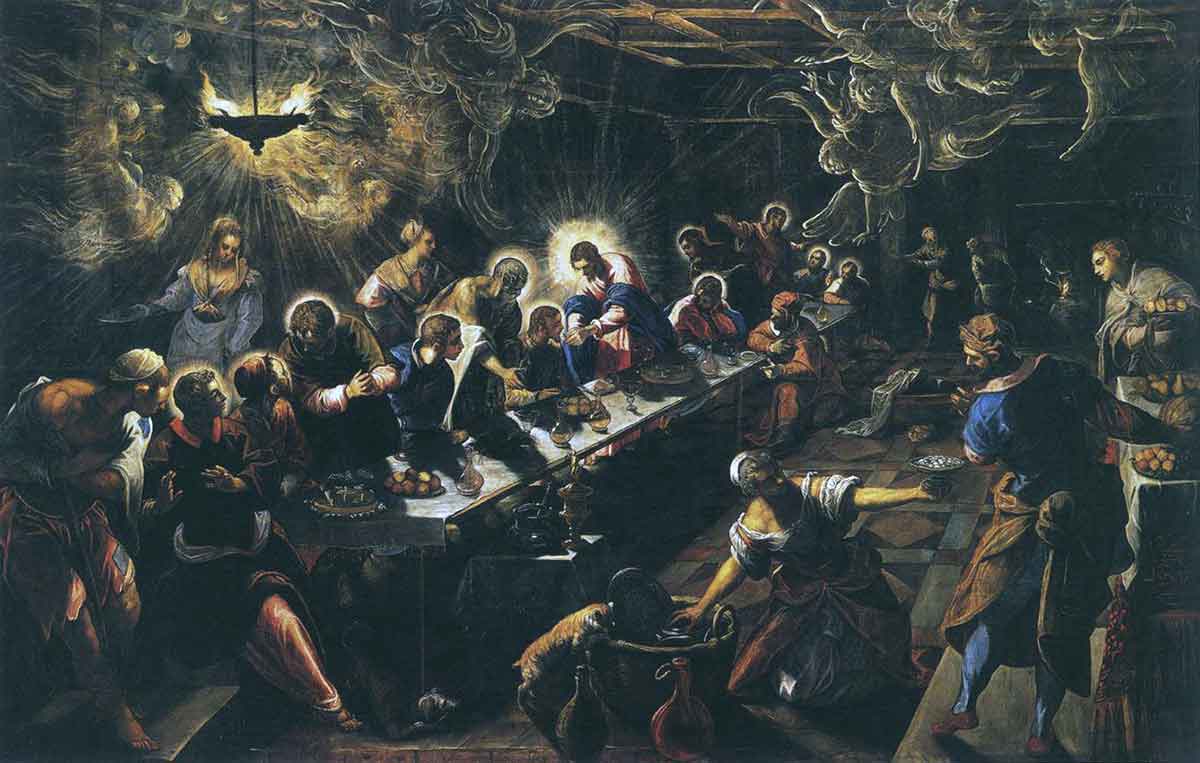 tintoretto supper painting