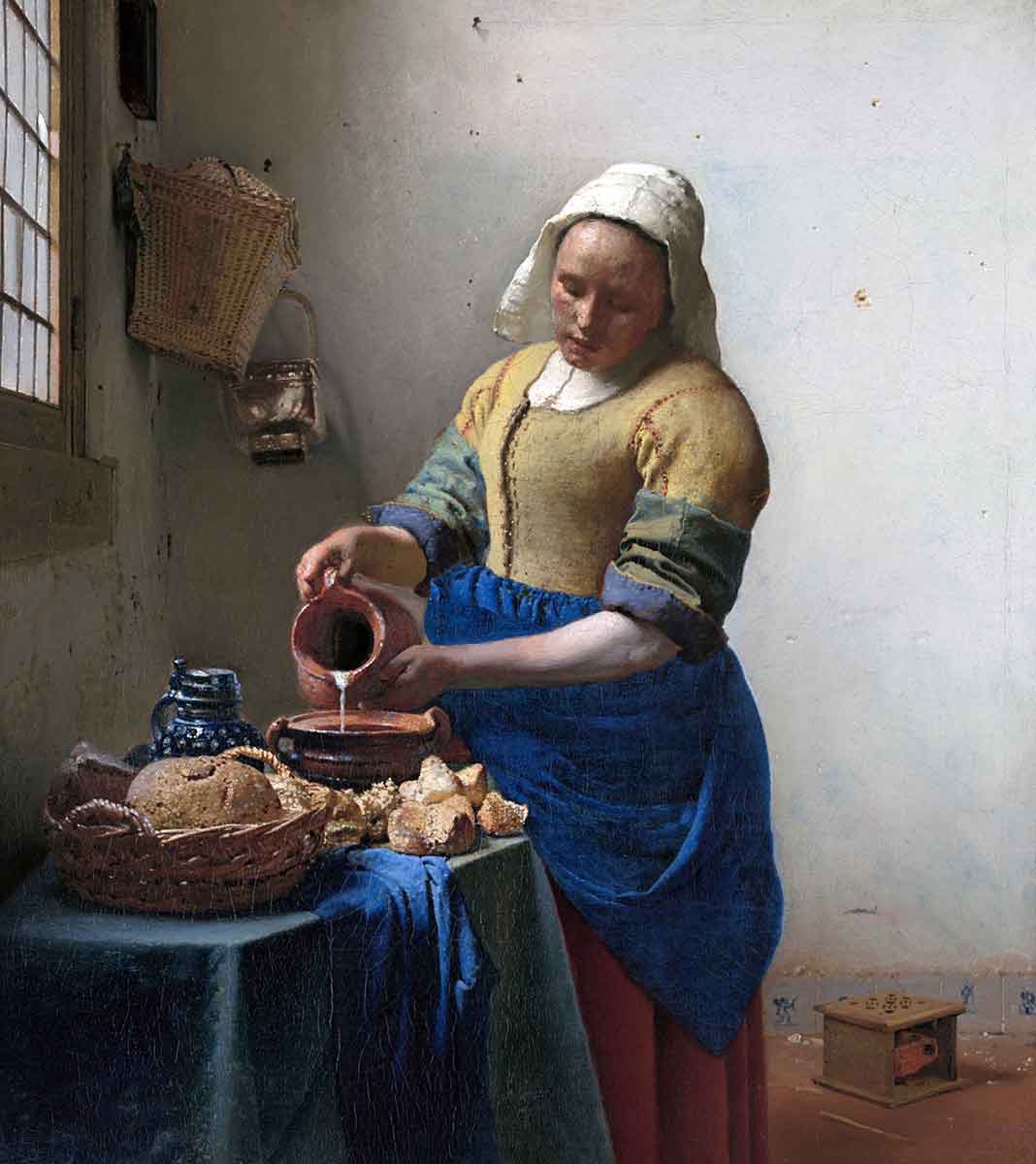 vermeer milkmaid painting