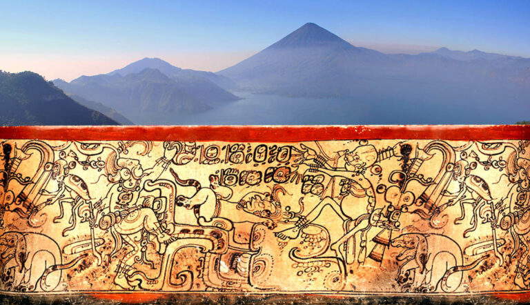 vessel maja mythology lake atitlan photo